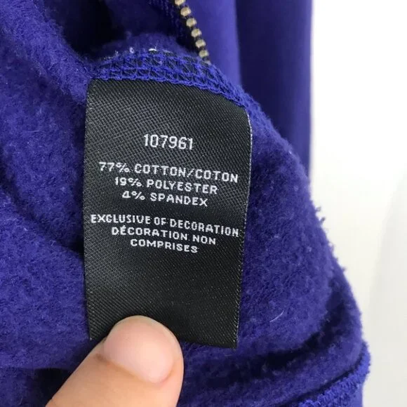 Champion women Zip up purple Hoodie S - Picture 10 of 13